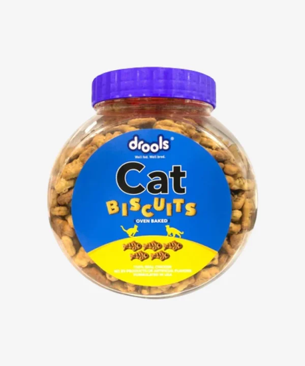 Drools Cat Biscuit 110g Jar