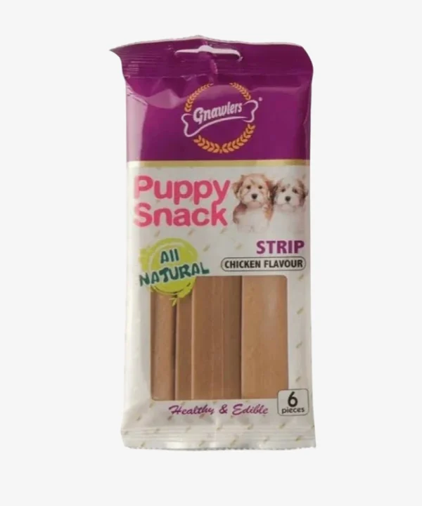 Gnawlers Puppy Snack Strip 6 Pcs