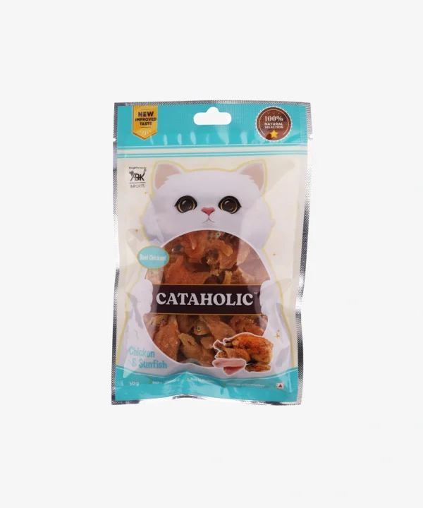 Cataholic Chicken Salmon Cubes 50g